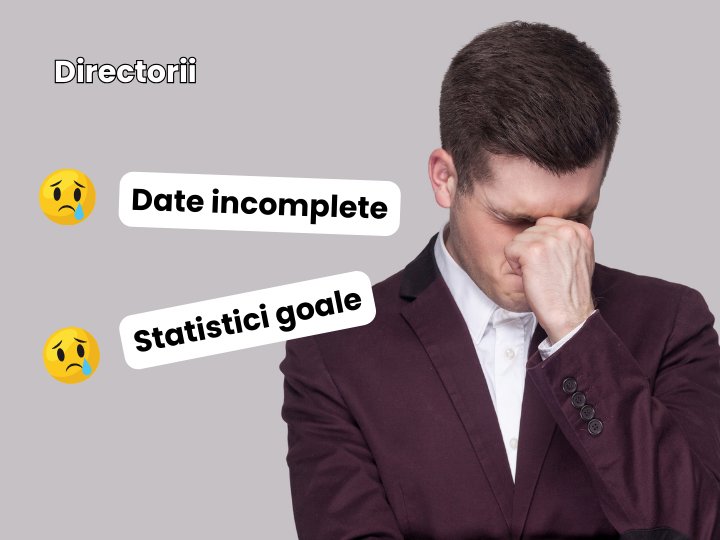 Directorii au nevoie de date reale, dar primesc doar statistici incomplete.
