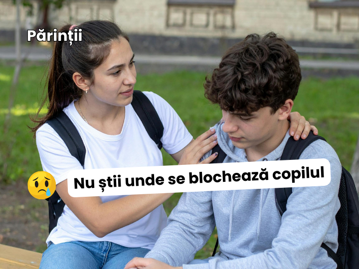 Părinții nu înțeleg unde se blochează copilul și cheltuie bani pe soluții fără rezultate.