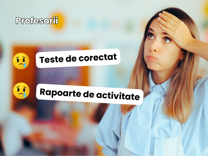 Profesorii simt că pierd timp prețios cu teste și rapoarte, nu cu predarea.